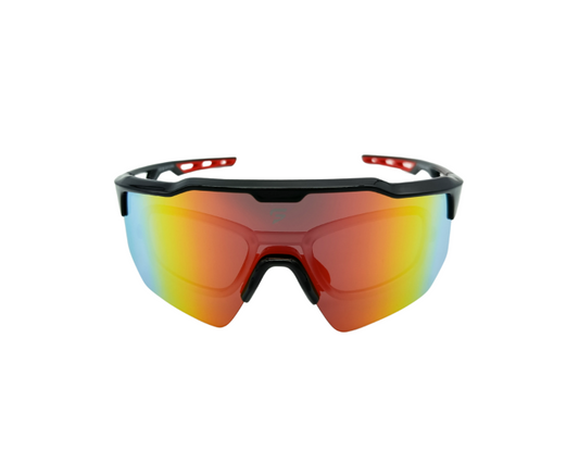 Sportflex Eyewear With Glazable Insert TORQUE SPIN C2 BLACK/RED MERCURY