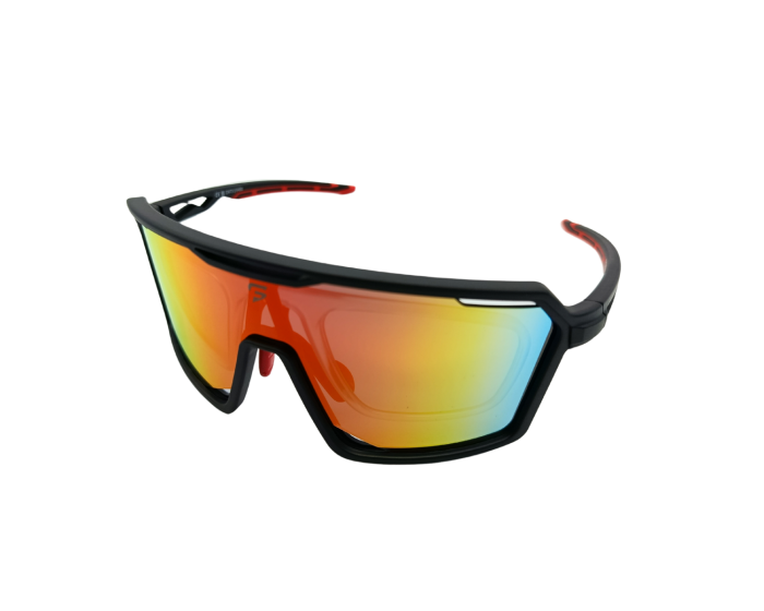 Sportflex Eyewear With Glazable Insert TORQUE SPIN C2 BLACK/RED MERCURY