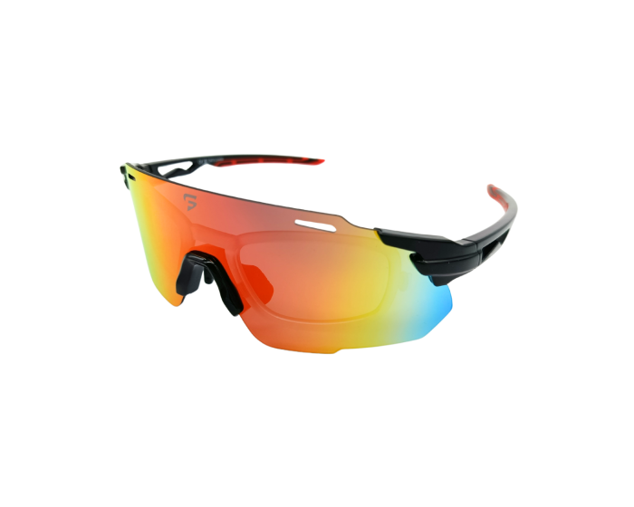Sportflex Eyewear With Glazable Insert GEARSHIFT C2 BLACK/RED MERCURY