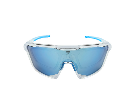 Sportflex Eyewear With Glazable Insert VELOMAX C4 TRANSPARENT/BLUE