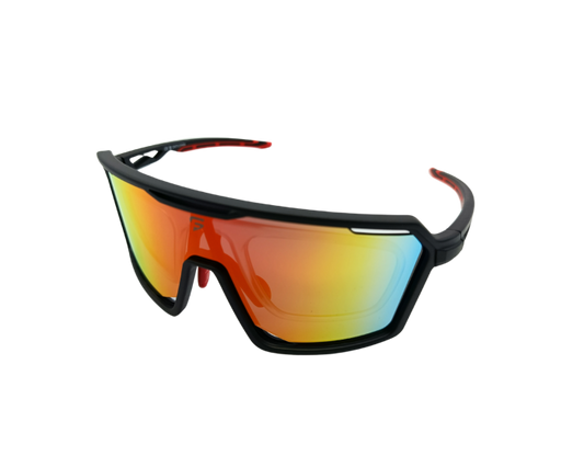 Sportflex Eyewear With Glazable Insert TORQUE SPIN C2 BLACK/RED MERCURY