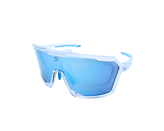 Sportflex Eyewear With Glazable Insert VELOMAX C4 TRANSPARENT/BLUE